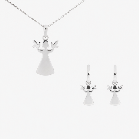 Silver set "Angel Motanka"