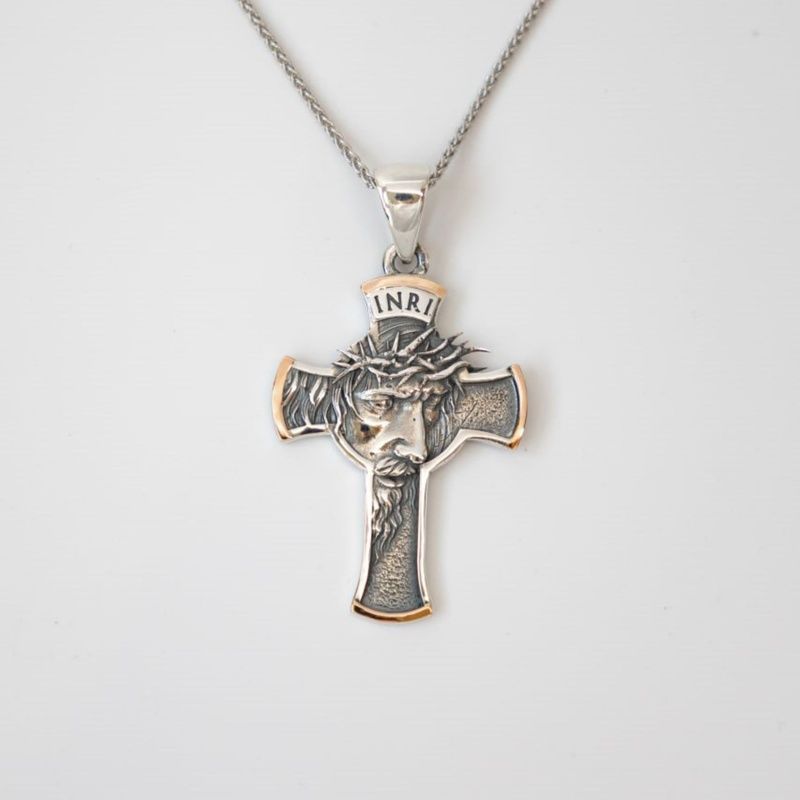 Silver pendant: Cross