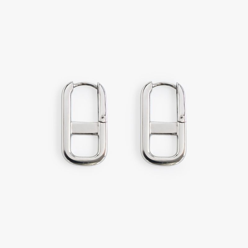 "Rhythm" silver earrings