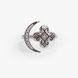 Silver ring: Moonstone