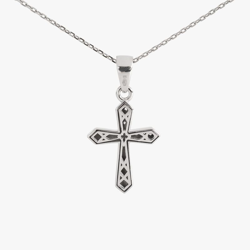 Silver pendant "Cross"