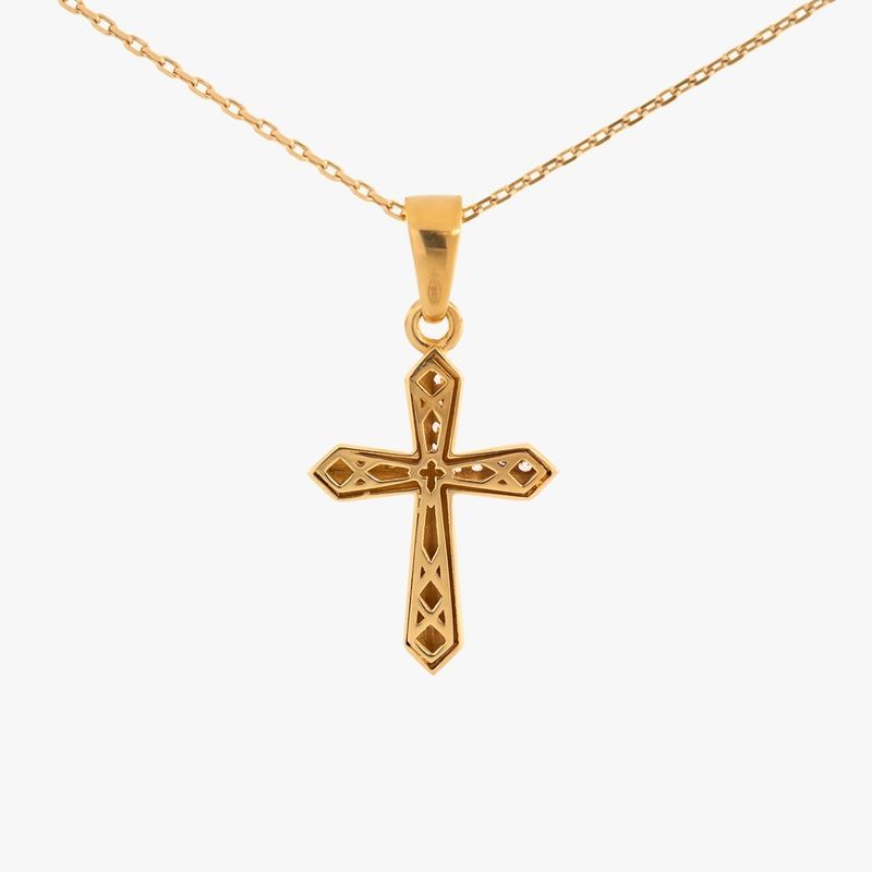Silver pendant "Cross"