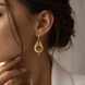 Silver earrings "Storks"