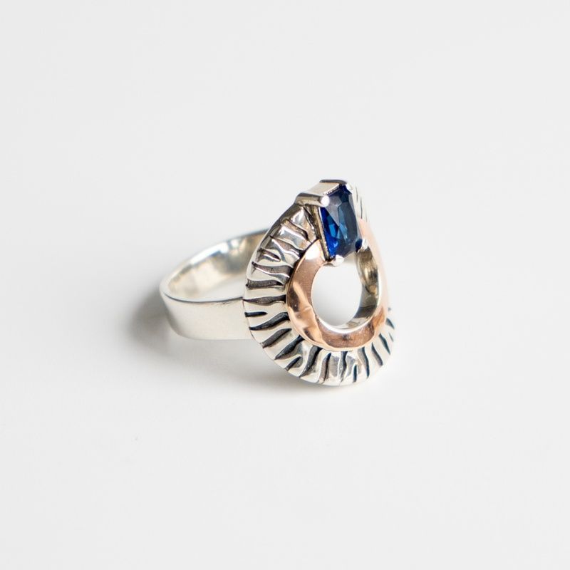 Silver ring: Universe